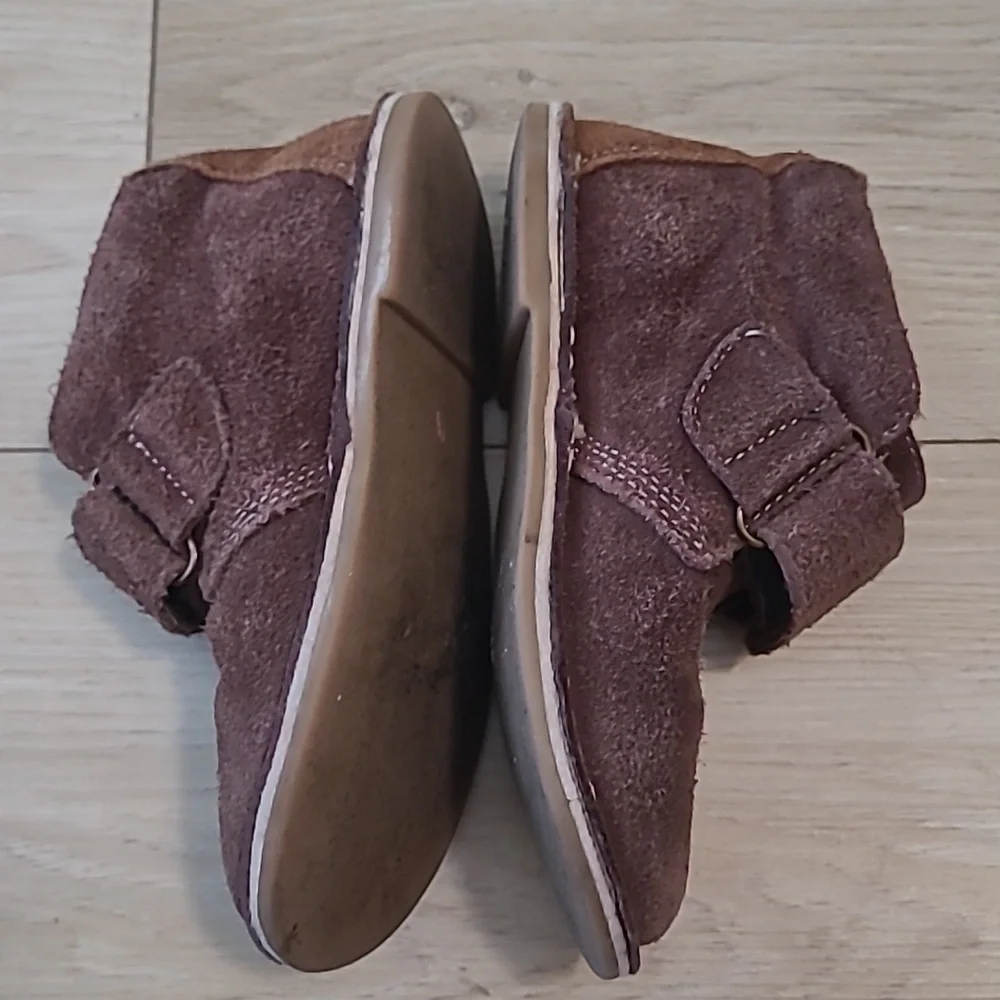 L'Amour Brown Suede Kids Boots Size 10 - Picture 2 of 9